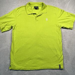 Vintage‎ Y2K Southpole Authentic Collection Polo Shirt Men's XXL Lime Green